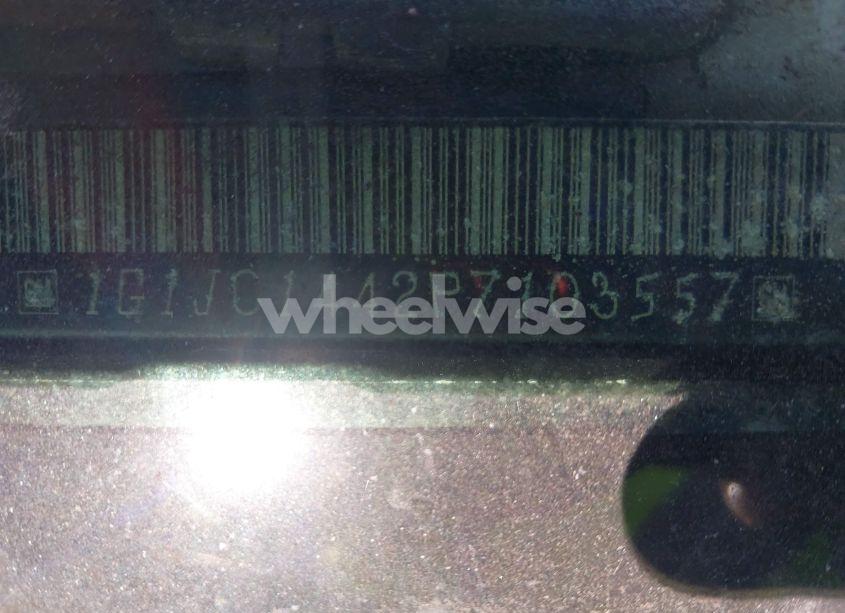 Photo 9 of 1993 Chevrolet Cavalier VL/RS (VIN 1G1JC1442P7103557)