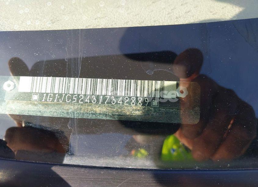 Photo 9 of 2001 Chevrolet Cavalier (VIN 1G1JC524317342889)