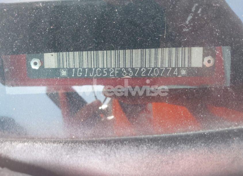 Photo 9 of 2003 Chevrolet Cavalier (VIN 1G1JC52F337270774)