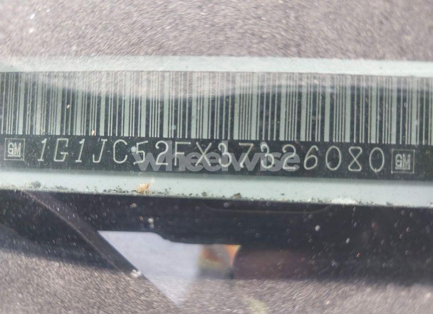 Photo 9 of 2003 Chevrolet Cavalier (VIN 1G1JC52FX37326080)