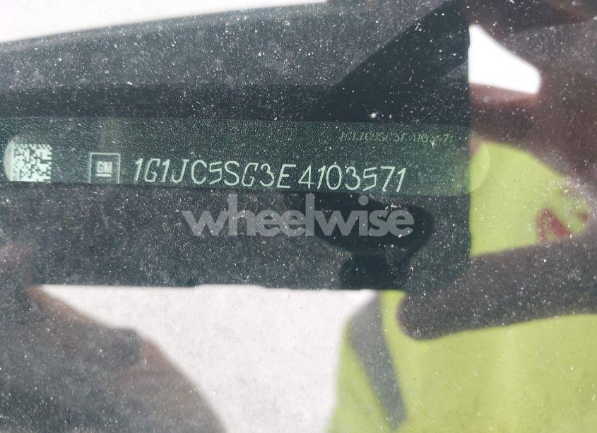 Photo 9 of 2014 Chevrolet Sonic LT AUTO (VIN 1G1JC5SG3E4103571)