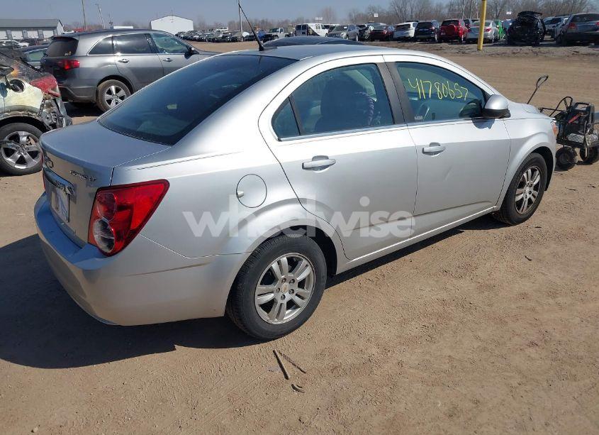 Photo 4 of 2012 Chevrolet Sonic 2LT (VIN 1G1JC5SH1C4111903)