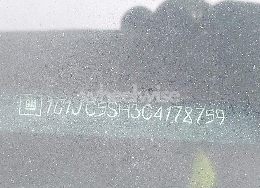 Photo 9 of 2012 Chevrolet Sonic 2LT (VIN 1G1JC5SH3C4178759)