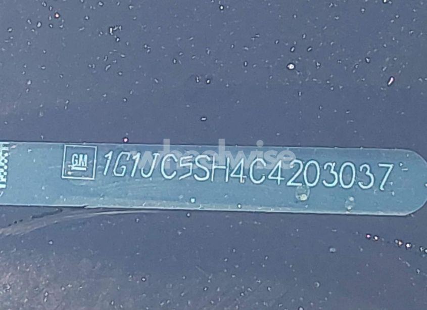 Photo 9 of 2012 Chevrolet Sonic 2LT (VIN 1G1JC5SH4C4203037)