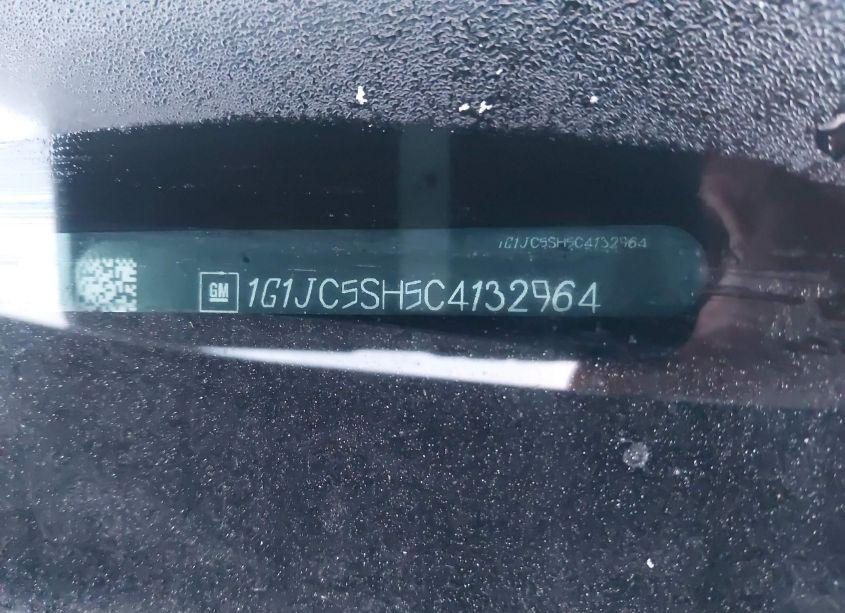 Photo 9 of 2012 Chevrolet Sonic 2LT (VIN 1G1JC5SH5C4132964)