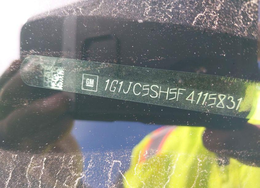 Photo 9 of 2015 Chevrolet Sonic LT AUTO (VIN 1G1JC5SH5F4115831)