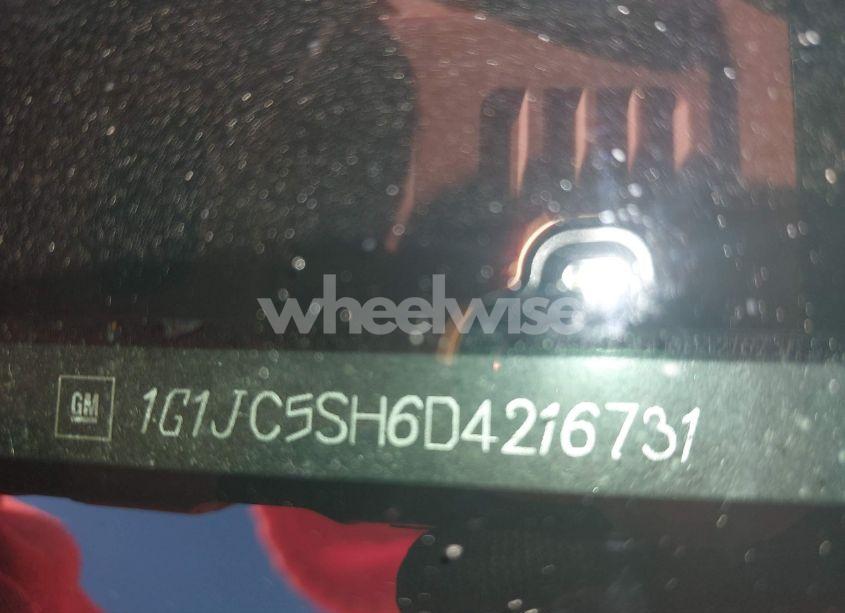 Photo 9 of 2013 Chevrolet Sonic LT AUTO (VIN 1G1JC5SH6D4216731)