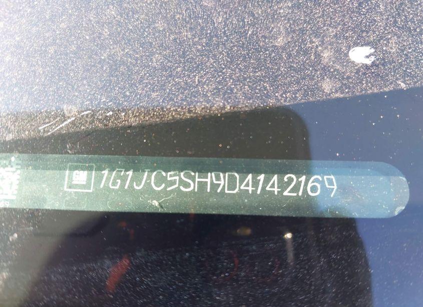 Photo 9 of 2013 Chevrolet Sonic LT AUTO (VIN 1G1JC5SH9D4142169)