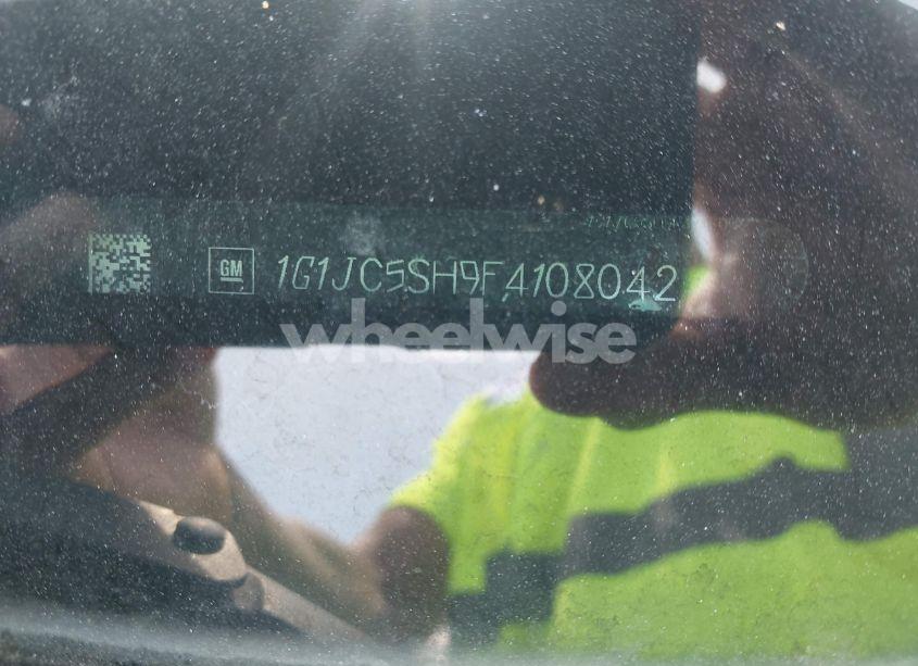 Photo 9 of 2015 Chevrolet Sonic LT AUTO (VIN 1G1JC5SH9F4108042)