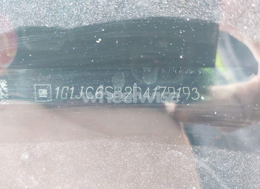 Photo 9 of 2013 Chevrolet Sonic LT AUTO (VIN 1G1JC6SB2D4179193)