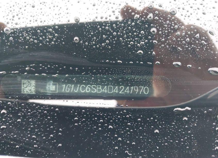 Photo 9 of 2013 Chevrolet Sonic LT AUTO (VIN 1G1JC6SB4D4241970)