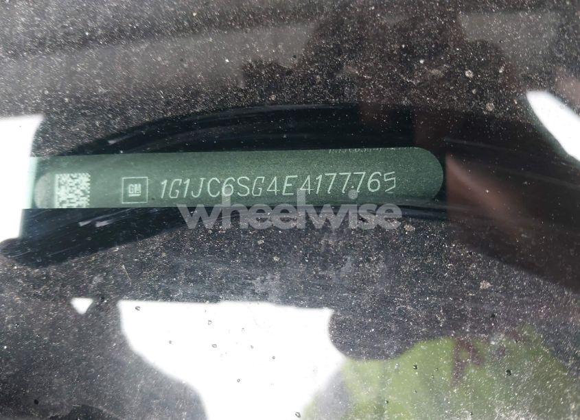 Photo 9 of 2014 Chevrolet Sonic LT AUTO (VIN 1G1JC6SG4E4177765)