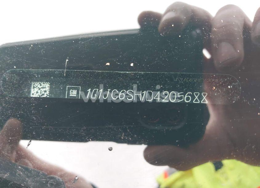 Photo 9 of 2013 Chevrolet Sonic LT AUTO (VIN 1G1JC6SH1D4205688)