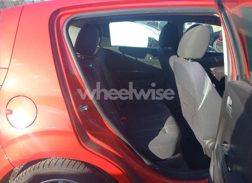 Photo 8 of 2012 Chevrolet Sonic 2LT (VIN 1G1JC6SH3C4217923)