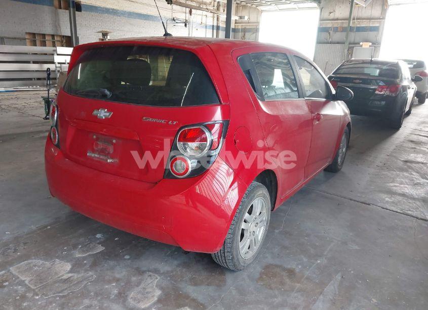 Photo 4 of 2012 Chevrolet Sonic 2LT (VIN 1G1JC6SH4C4137479)