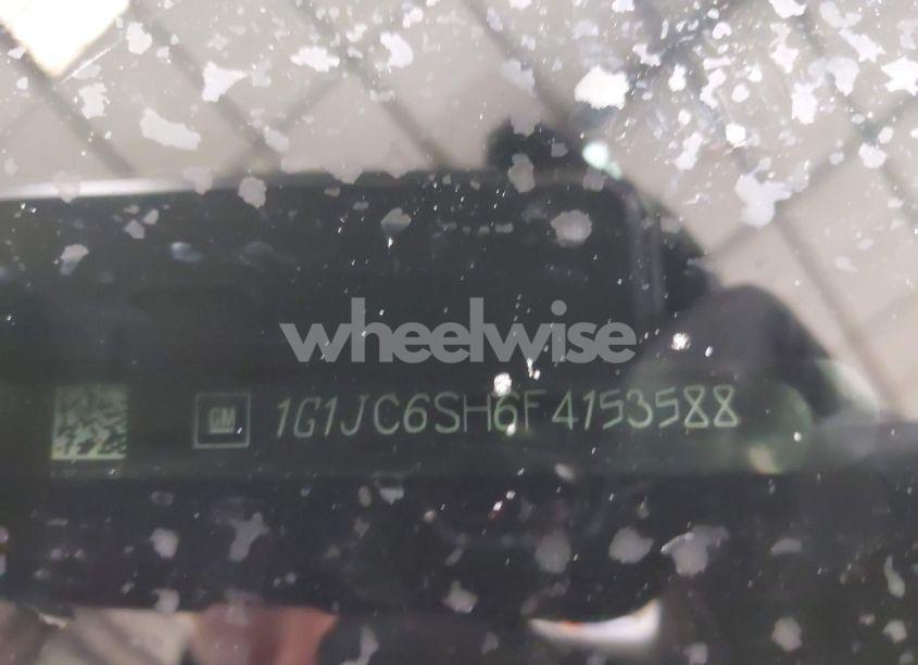 Photo 9 of 2015 Chevrolet Sonic LT AUTO (VIN 1G1JC6SH6F4153588)