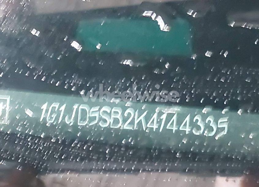 Photo 9 of 2019 Chevrolet Sonic LT AUTO (VIN 1G1JD5SB2K4144335)