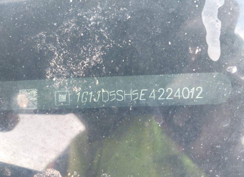 Photo 9 of 2014 Chevrolet Sonic LT MANUAL (VIN 1G1JD5SH5E4224012)