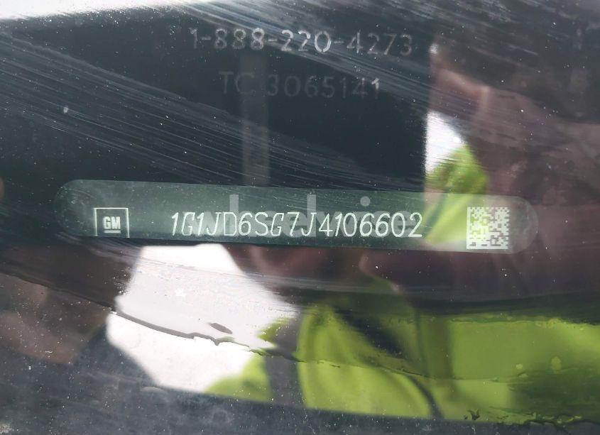 Photo 9 of 2018 Chevrolet Sonic LT AUTO (VIN 1G1JD6SG7J4106602)