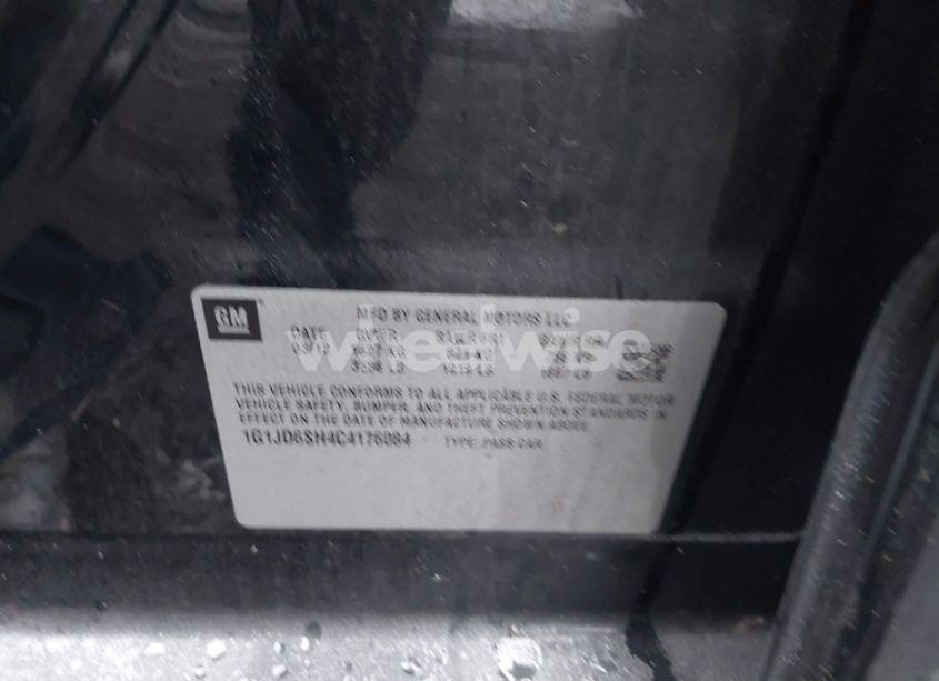 Photo 9 of 2012 Chevrolet Sonic 1LT (VIN 1G1JD6SH4C4176084)