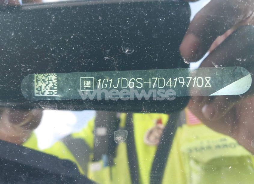 Photo 9 of 2013 Chevrolet Sonic LT MANUAL (VIN 1G1JD6SH7D4197108)