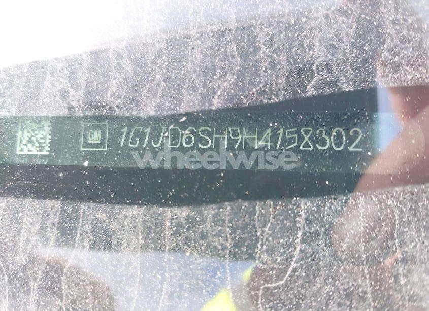 Photo 9 of 2017 Chevrolet Sonic LT AUTO (VIN 1G1JD6SH9H4158302)