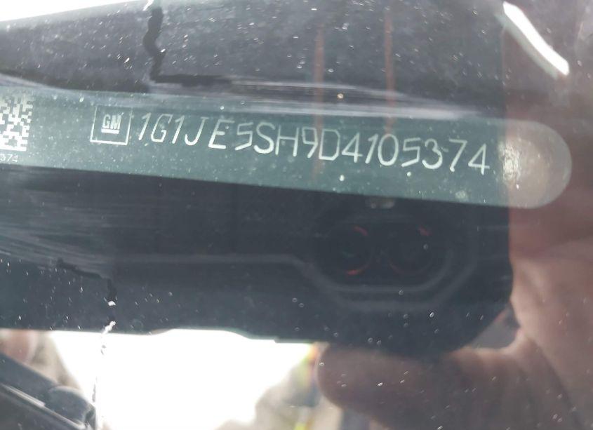 Photo 9 of 2013 Chevrolet Sonic LTZ AUTO (VIN 1G1JE5SH9D4105374)