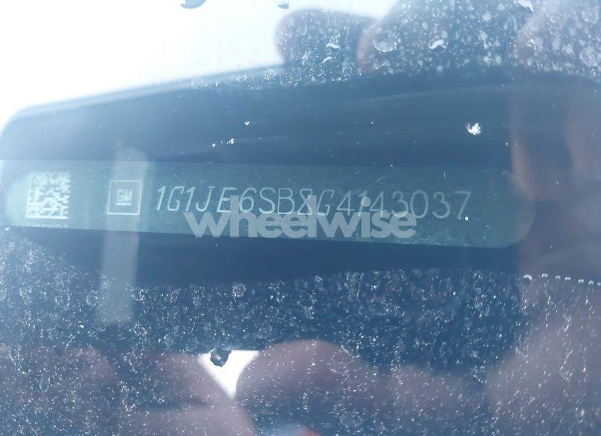 Photo 9 of 2016 Chevrolet Sonic LTZ AUTO (VIN 1G1JE6SB8G4143037)