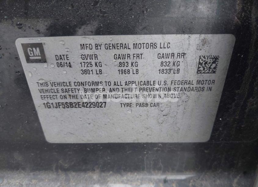 Photo 9 of 2014 Chevrolet Sonic LTZ MANUAL (VIN 1G1JF5SB2E4229027)