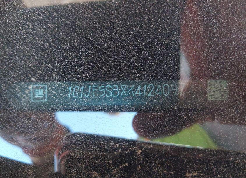 Photo 9 of 2019 Chevrolet Sonic PREMIER AUTO (VIN 1G1JF5SB8K4124097)