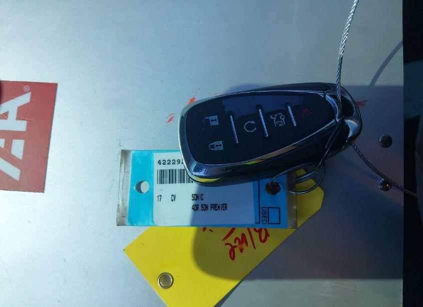 Photo 11 of 2017 Chevrolet Sonic PREMIER AUTO (VIN 1G1JF5SBXH4109948)