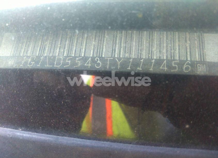 Photo 9 of 1996 Chevrolet Corsica (VIN 1G1LD5543TY111456)