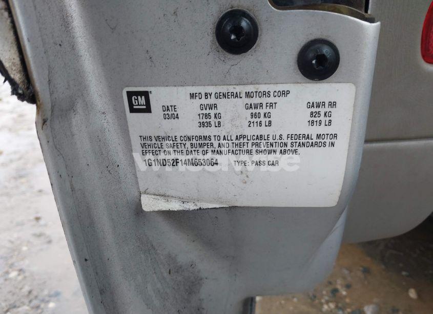 Photo 9 of 2004 Chevrolet Classic (VIN 1G1ND52F14M653064)