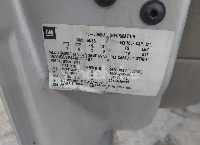 Photo 9 of 2004 Chevrolet Classic (VIN 1G1ND52F44M512487)