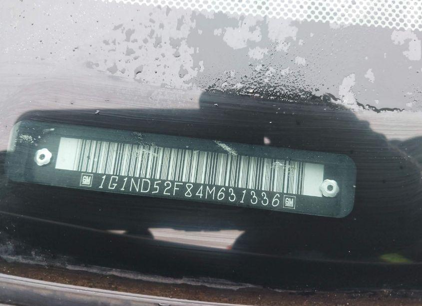 Photo 9 of 2004 Chevrolet Classic (VIN 1G1ND52F84M631336)