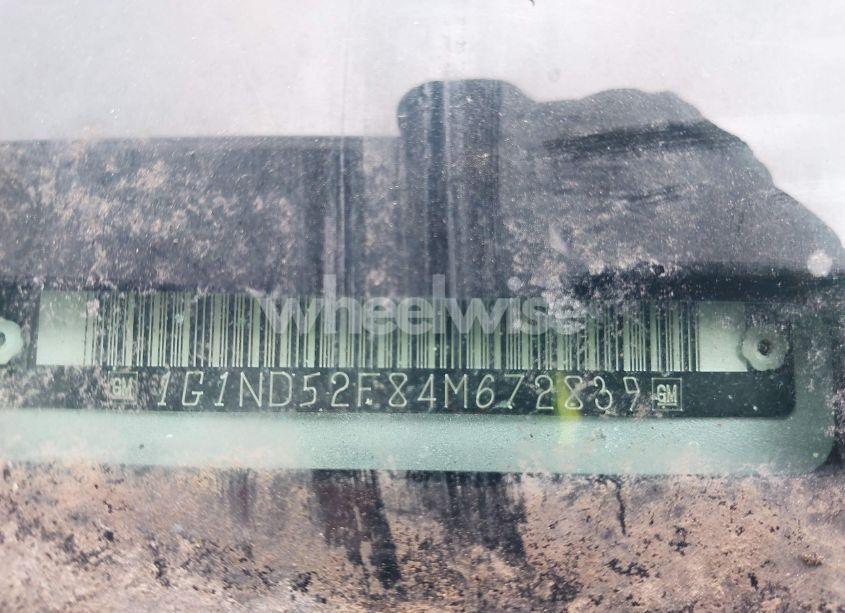 Photo 9 of 2004 Chevrolet Classic (VIN 1G1ND52F84M672839)