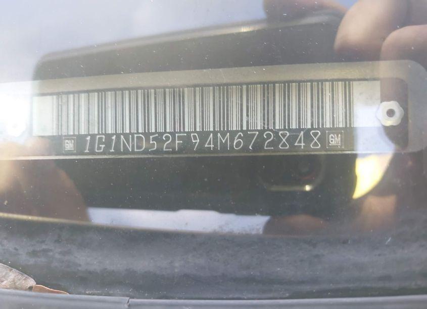 Photo 9 of 2004 Chevrolet Classic (VIN 1G1ND52F94M672848)