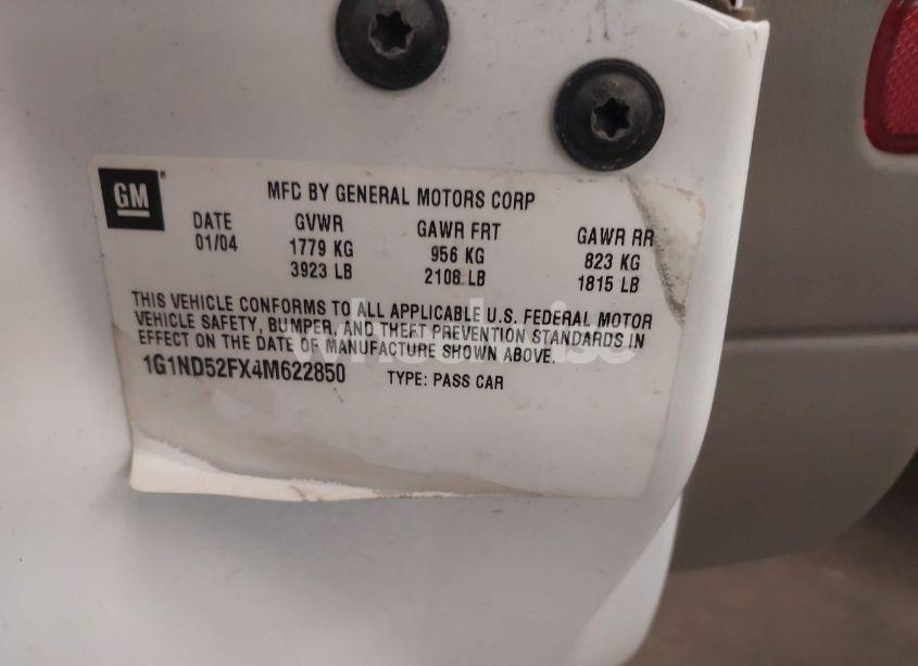 Photo 9 of 2004 Chevrolet Classic (VIN 1G1ND52FX4M622850)