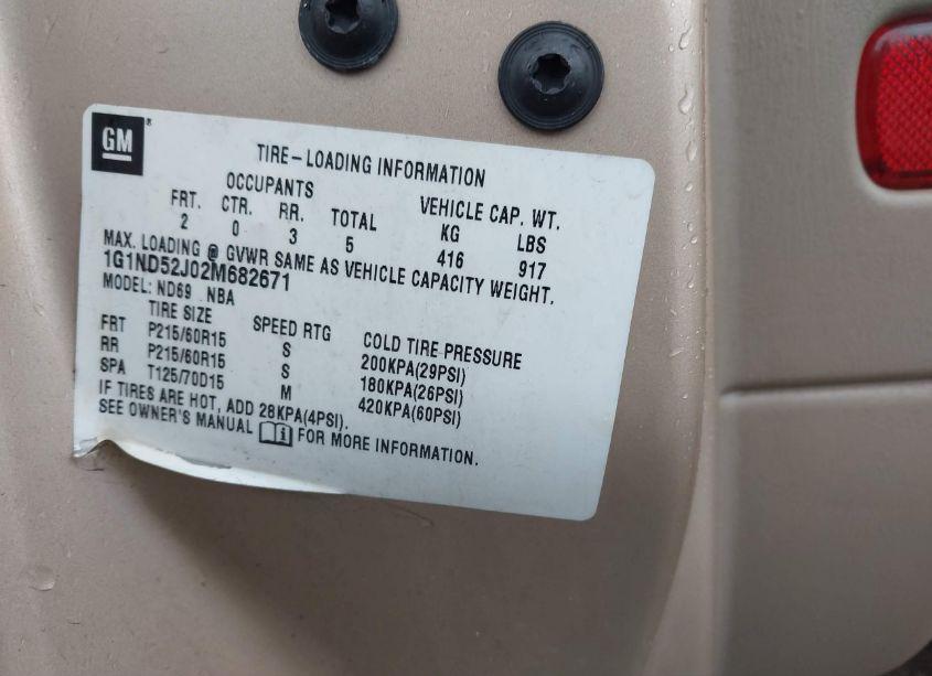 Photo 9 of 2002 Chevrolet Malibu (VIN 1G1ND52J02M682671)