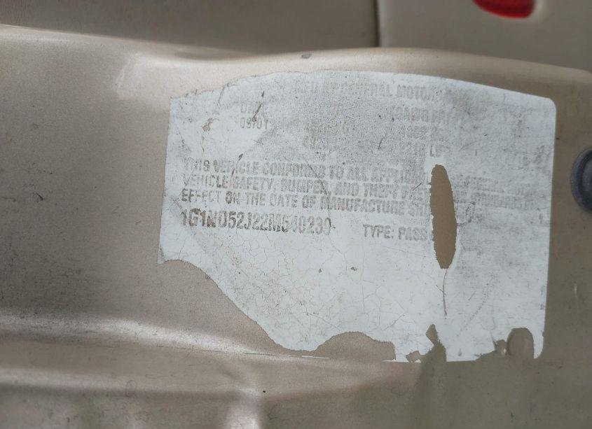 Photo 9 of 2002 Chevrolet Malibu (VIN 1G1ND52J22M540239)