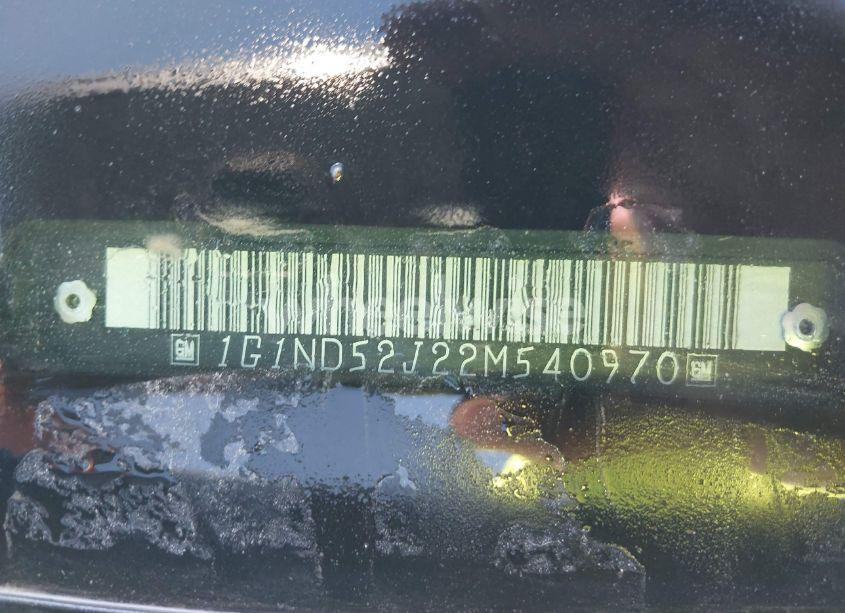 Photo 9 of 2002 Chevrolet Malibu (VIN 1G1ND52J22M540970)