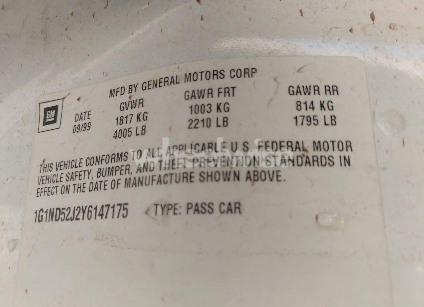 Photo 9 of 2000 Chevrolet Malibu (VIN 1G1ND52J2Y6147175)