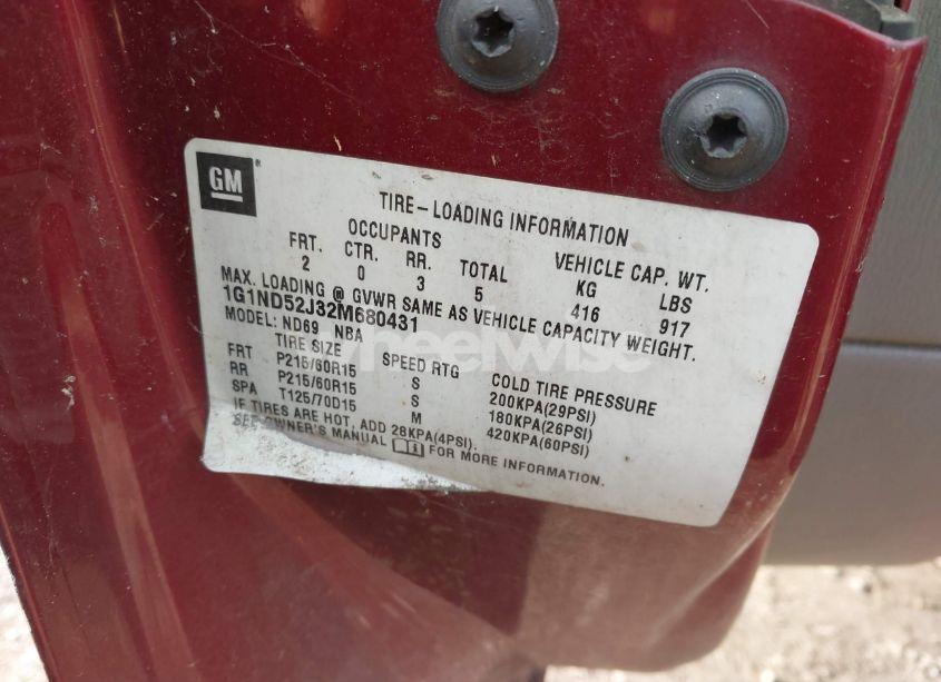 Photo 7 of 2002 Chevrolet Malibu (VIN 1G1ND52J32M680431)