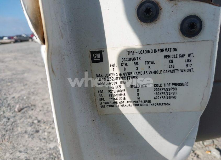 Photo 9 of 2001 Chevrolet Malibu (VIN 1G1ND52J81M617498)