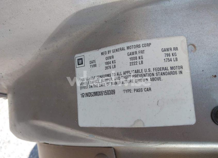 Photo 9 of 1999 Chevrolet Malibu N/A (VIN 1G1ND52M0X6150309)