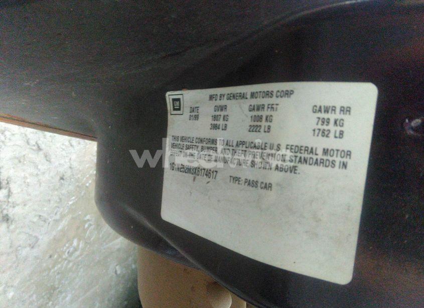 Photo 9 of 1999 Chevrolet Malibu LS (VIN 1G1NE52M3X6174617)