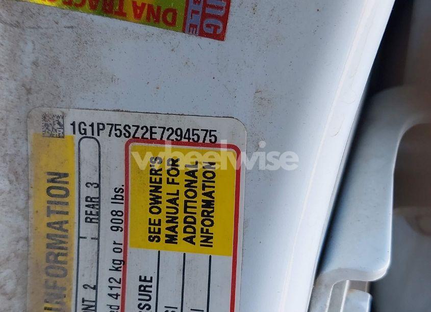 Photo 9 of 2014 Chevrolet Cruze DIESEL (VIN 1G1P75SZ2E7294575)