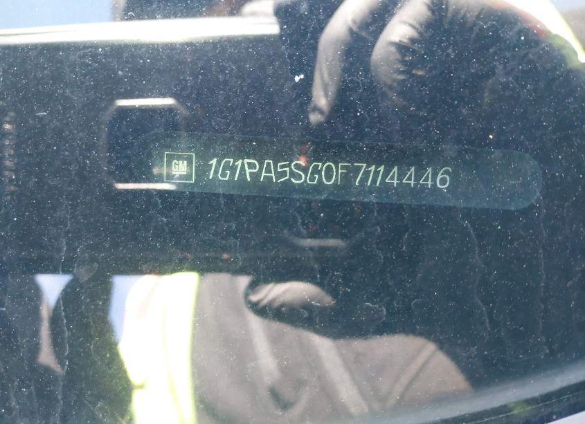 Photo 9 of 2015 Chevrolet Cruze LS AUTO (VIN 1G1PA5SG0F7114446)