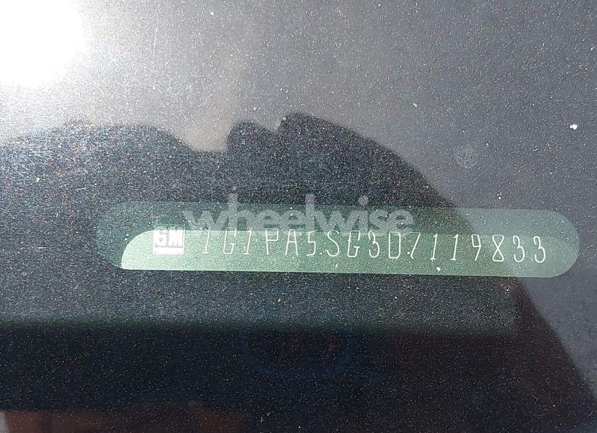 Photo 9 of 2013 Chevrolet Cruze LS AUTO (VIN 1G1PA5SG3D7119833)