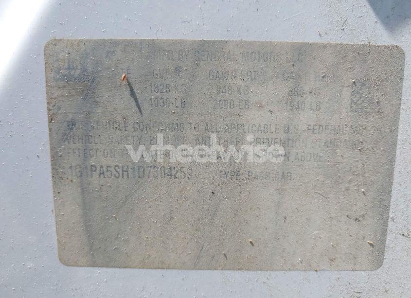 Photo 9 of 2013 Chevrolet Cruze LS AUTO (VIN 1G1PA5SH1D7304259)